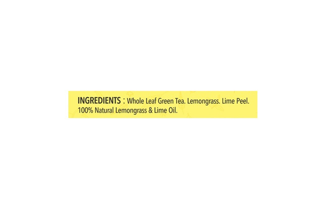 Cambridge Tea party Green Tea Lime Peel & Lemongrass-    Pack  180 grams
